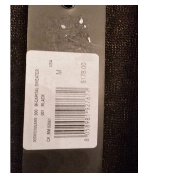 Designer Diesel waterfall open front cardigan sweater M/S colorblock. - Picture 4 of 6